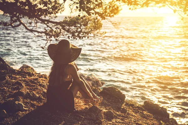 A girl in Croatia — Stock Photo, Image