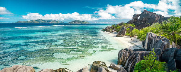 Beautiful beach of Seychelles
