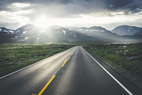 Spektakularny road norweski — Zdjęcie stockowe