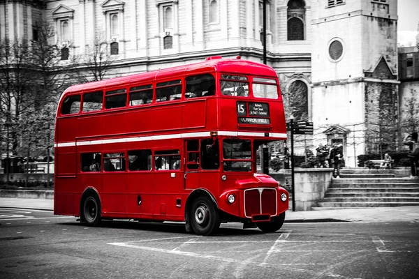 Iconic double decker — Stock Photo, Image