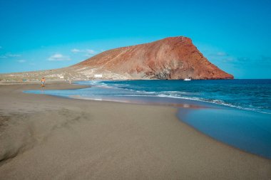 La Tejita beach on Tenerife clipart