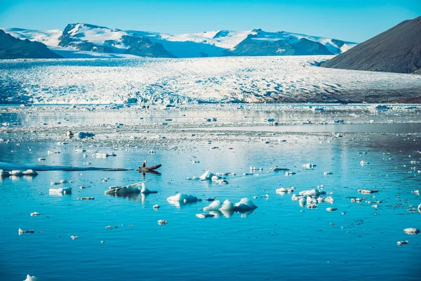 Льодовикові лагуни в Ісландії — стокове фото