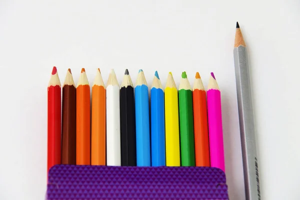 Pencils in different colors — Stock Photo, Image