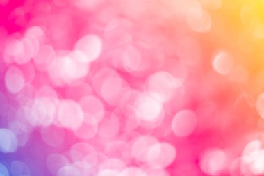 Renkli bokeh soyut ışık arkaplanı