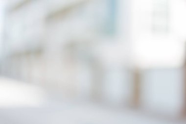 Alışveriş Merkezi binadan bulanık beyaz arka plan görüntüsü