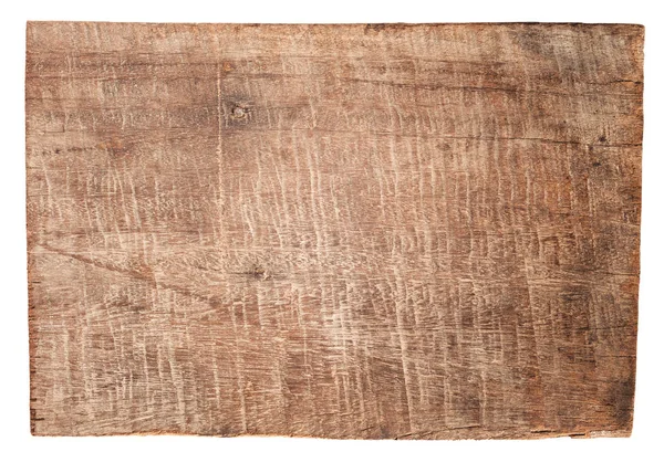 Tekstur papan kayu lama terisolasi pada latar belakang putih — Stok Foto