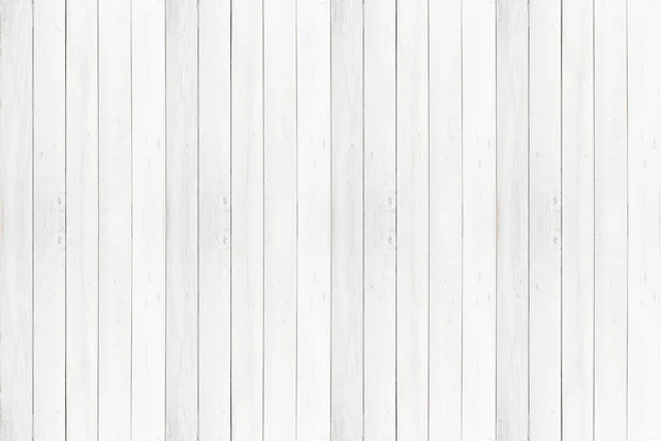 Textura de pared de madera natural blanca y fondo sin costuras — Foto de Stock