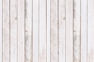 White natural wood wall texture and background, Empty surface white wood for design