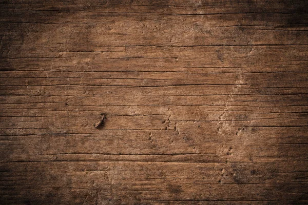 Vieux grunge fond en bois texturé foncé, La surface de la vieille texture en bois brun — Photo
