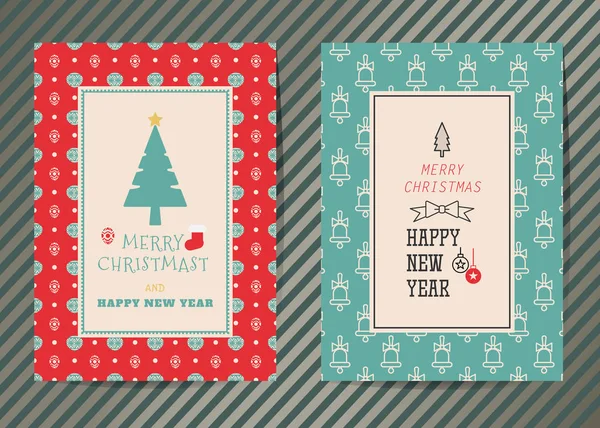 Merry Christmas wektor graficzny życzeniami. — Wektor stockowy