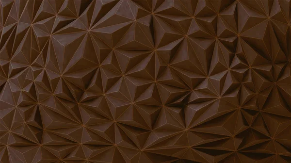 Chocolate marrón vector de pared geométrica BG — Vector de stock