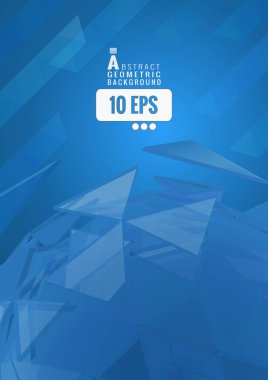 Soyut üçgen küre üzerinde mavi Bg