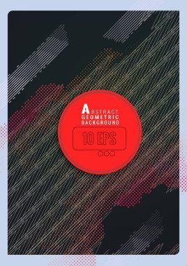 Soyut renkli örgü şerit Bg