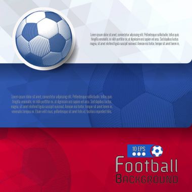 Soyut futbol grafik şablonu Bg 