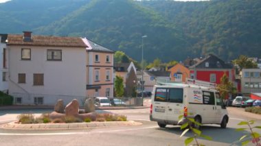 Almanya, Bad Ems, 23 Ekim 2016. İyi güneşli hava.