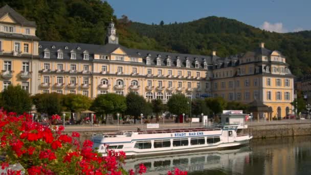 Deutschland, bad-ems, 23 sep 2016. Gutes sonniges wetter. — Stockvideo