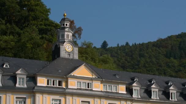 Bad EMS, Alemania una hermosa ciudad en tiempo soleado — Vídeo de stock