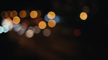 Işıklar otomobil gece şehir