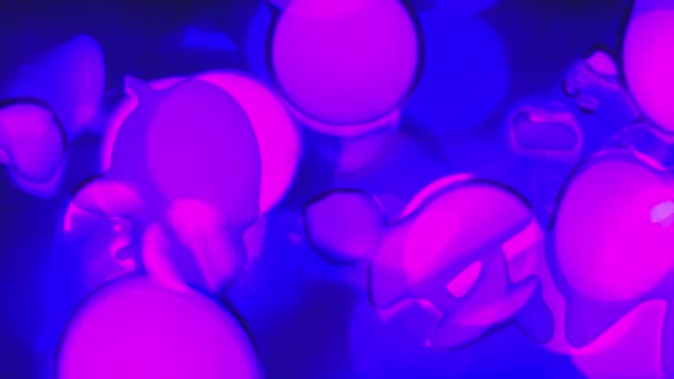 arrière-plan, reflets colorés clignotent 