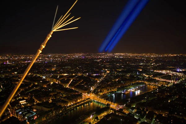 Paris. Night view from the Eiffel tower — Stock Photo, Image