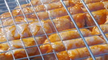 Izgara tavuk ızgara, dolly atış