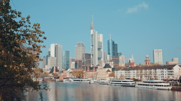 Duitsland Frankfurt am Main, 14 APR 2017 — Stockvideo