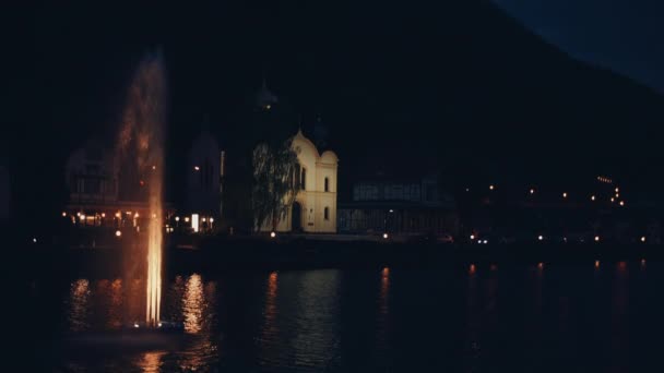 Bad Ems, Německo, výhledem na město — Stock video