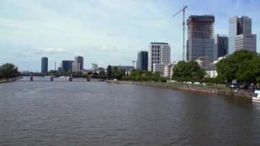 Frankfurt am main, iyi bir hava içinde Haziran 2017