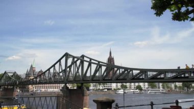 Frankfurt am main, iyi bir hava içinde Haziran 2017