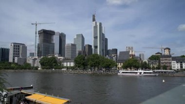 Frankfurt am main, iyi bir hava içinde Haziran 2017