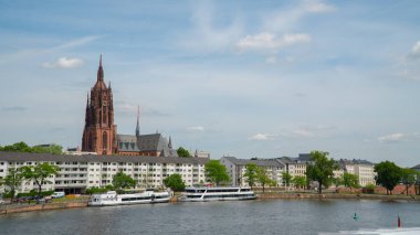 Frankfurt am main, iyi bir hava içinde Haziran 2017