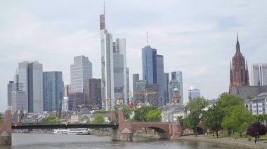 Frankfurt am main, iyi bir hava içinde Haziran 2017