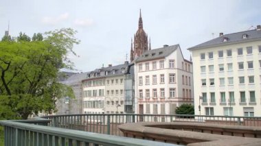 Frankfurt am main, iyi bir hava içinde Haziran 2017