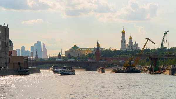 Moscow: view of the city from the river — Stock Photo, Image