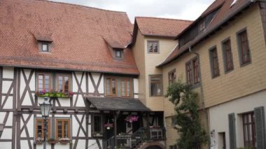 Michelstadt Rathaus Alman küçük kasaba