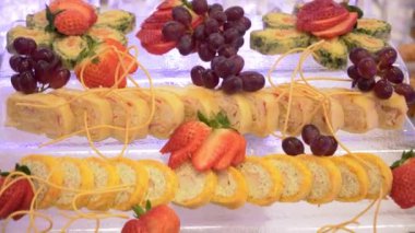 Büfe catering: sebze ve Salatalar