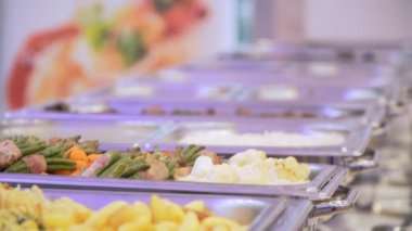 insanlar grubu lüks Restoran kapalı açık büfe gıda catering