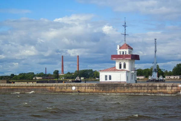 Marine Forts Island Kronstadt Saint Petersburg Summer Day Tourist Attraction — Stock Photo, Image