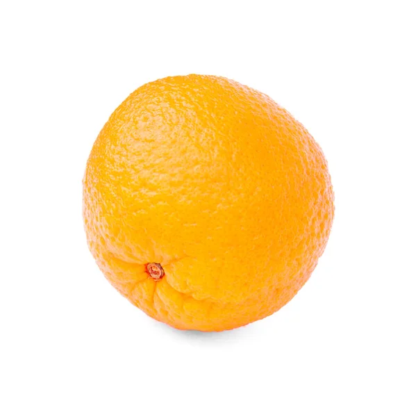Vers Rijp Geheel Sinaasappelfruit Geïsoleerd Witte Achtergrond Knippad Ververs Citrusvruchten — Stockfoto