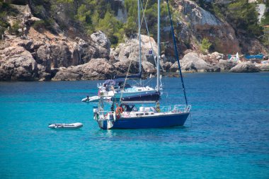 Azure sahil Ibiza Adası
