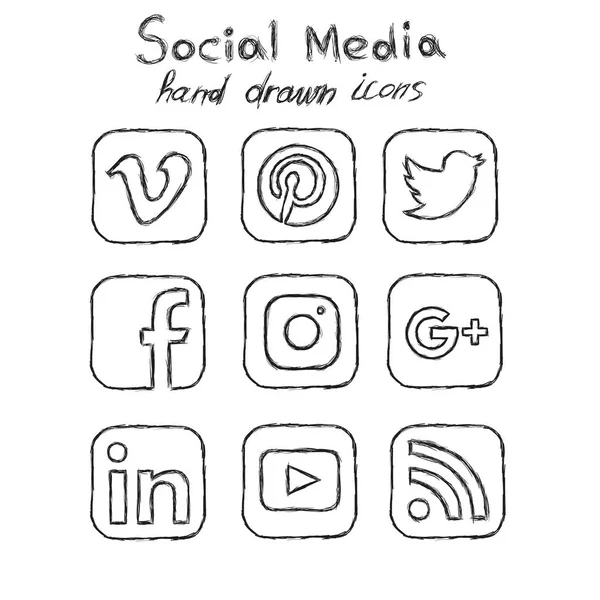 152 Hand drawn facebook icon Vectors, Royaltyfree Vector Hand drawn