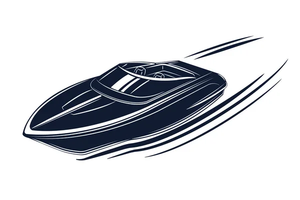 Vector speed boat Stock Vector by ©Danussa 118517760