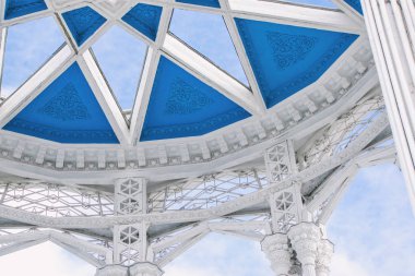 duvarlara ve duvarlara architectur beyaz desenler sıva