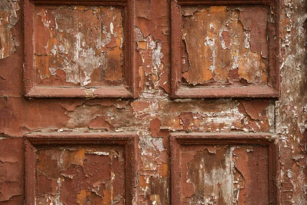 Ahşap kapı, eski kilit, ahşap doku — Stok fotoğraf