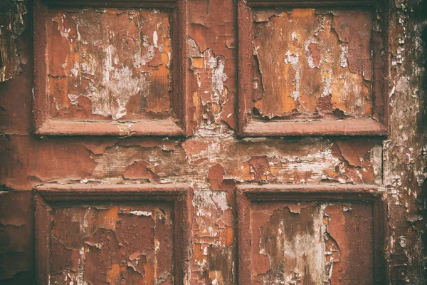 Wooden door, old lock, wood texture — Stock Photo, Image