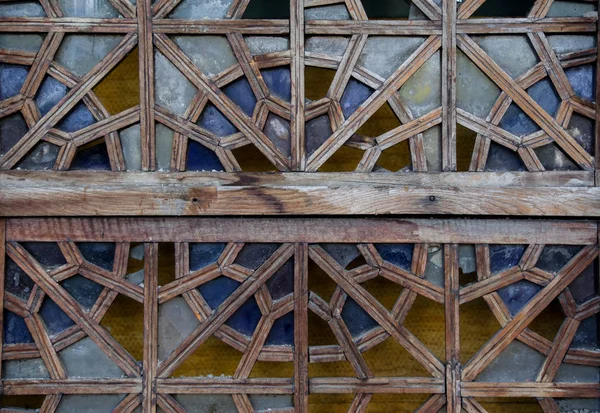 Wzorów drewna na drzwi, struktura drewna — Zdjęcie stockowe