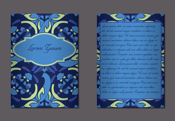 Broşür zarif iki yüzü