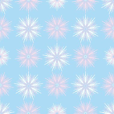 Çiçek ile zarif Dikişsiz desen ve Mandala öğeleri. Güzel çizilmiş vektör çizim