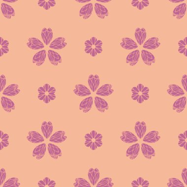 Zarif doodle seamless modeli