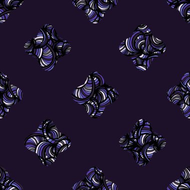 Zarif doodle seamless modeli